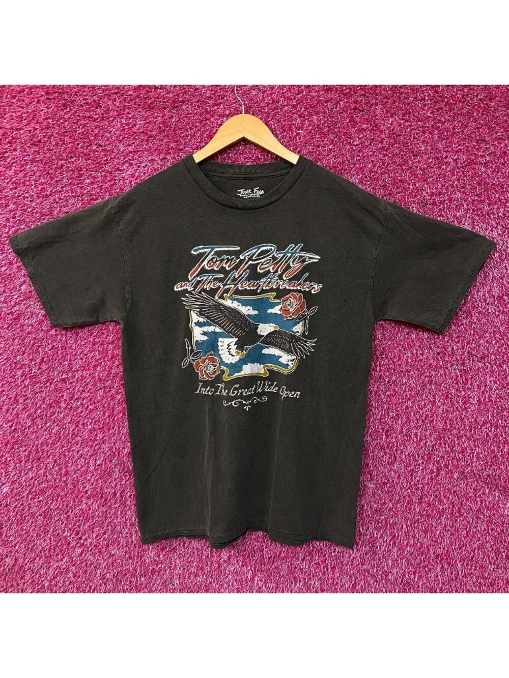 Tom Petty and The Heartbreakers Into The Great Wide Open Rock Band T-Shirt Mediu